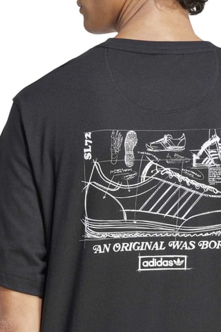 T-shirt ample 75th Anniversary SL 72 - Noir