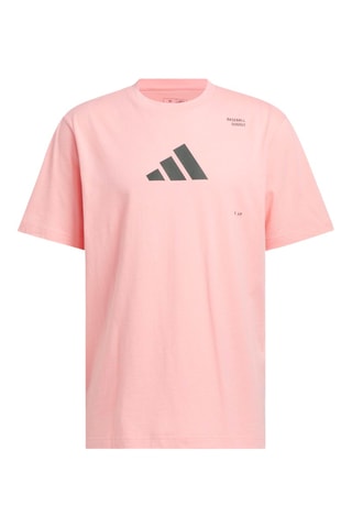 T-shirt ample de baseball - Rose