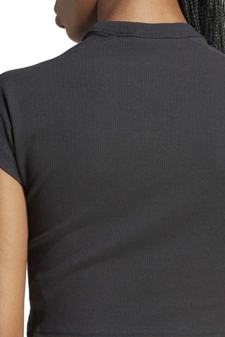 T-shirt cropped Lounge - Noir