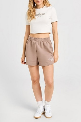 T-shirt cropped Baby - Blanc