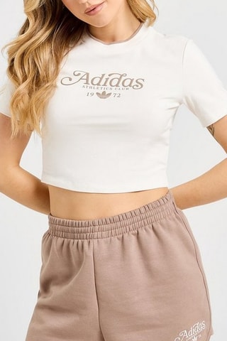 T-shirt cropped Baby - Blanc