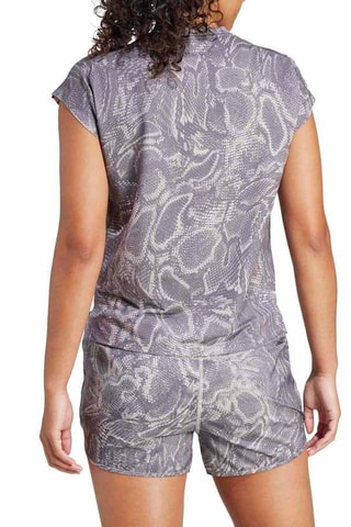 Wijd Hardloopshirt Hoge Taille Otr E Aop - Beige