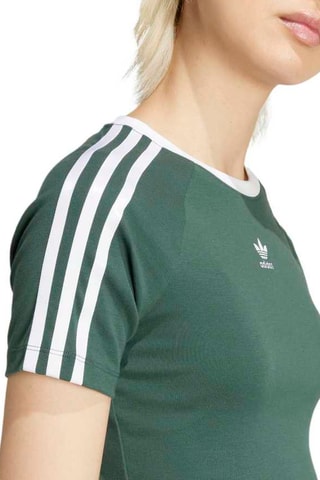 T-shirt cropped - Vert foncé