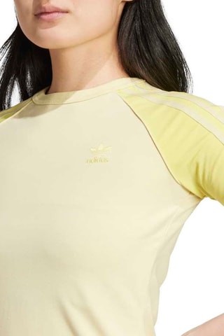 T-shirt slim Adicolor - Jaune