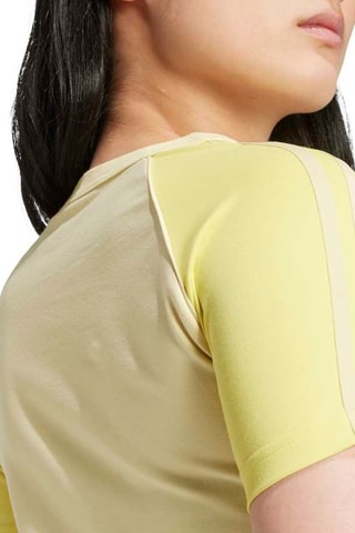 T-shirt slim Adicolor - Jaune