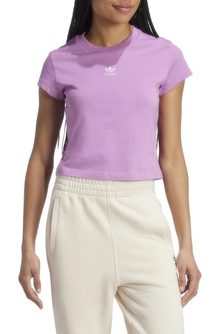 T-shirt slim Essentials - Mauve