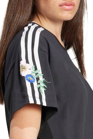 T-shirt Floral - Noir