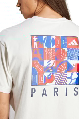 T-shirt Key City - Ecru