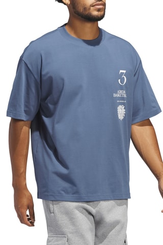 T-shirt standard LA to the World - Bleu cobalt