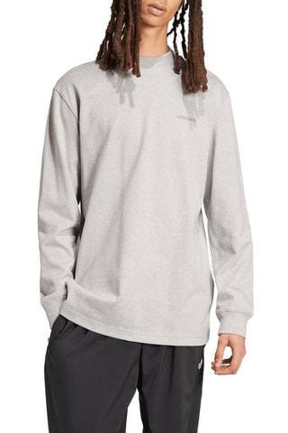 T-shirt ample - Gris clair chiné