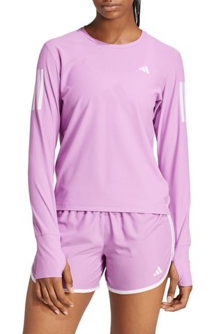 Hardloopshirt Own the Run Base - Paars