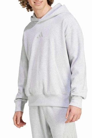 Sweat à capuche ALL Szn - Gris clair chiné
