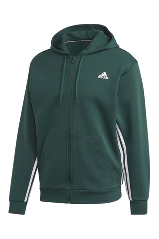 Sweat à capuche d’entrainement M MH 3S FZ - Vert foncé
