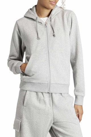 Sweat à capuche All SZN - Gris clair chiné