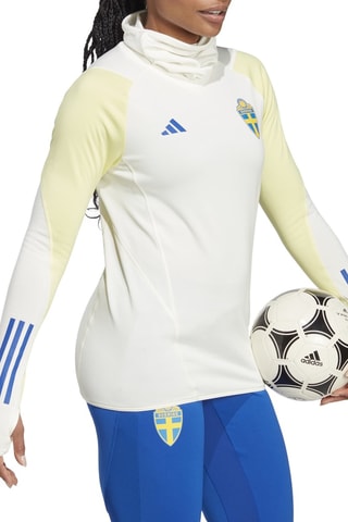 Sweat de football Ecru et jaune