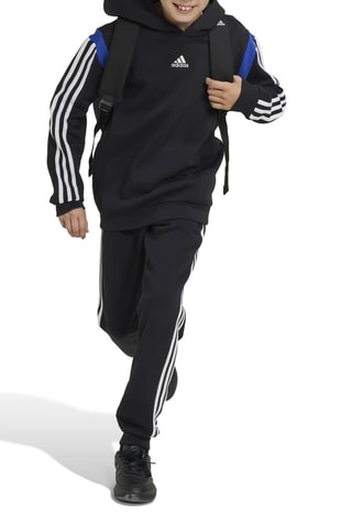 Sweat à capuche Colorblock - Noir