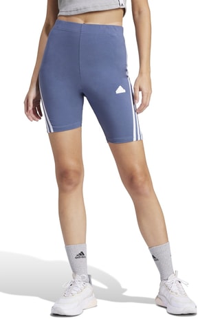 Wielrenbroekje met hoge taille Future Icons - Indigoblauw