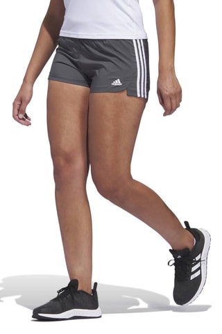 Short Pacer 3-Stripes Woven - Grijs