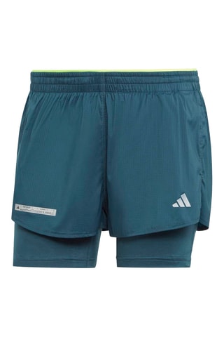 Trainingsshort 2-in-1- Pauwblauw