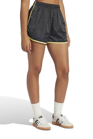 Short Hoge Taille Linear - Zwart