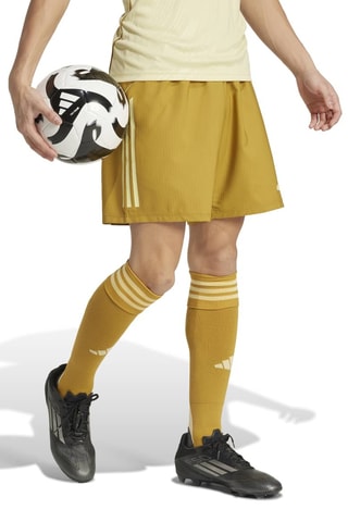 Short de football Tiro25 Competition Match - Moutarde