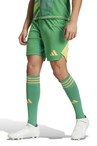 Short slim de football T24 P GK - Vert foncé