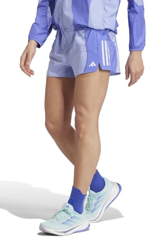 Hardloopshort Hoge Taille Own The Run - Kobaltblauw