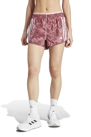 Hardloopshort Hoge Taille Otr E Aop - Donkerroze