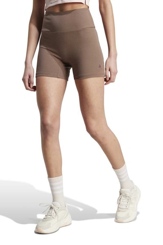 Wielrenbroekje Hoge Taille Lounge - Bruin