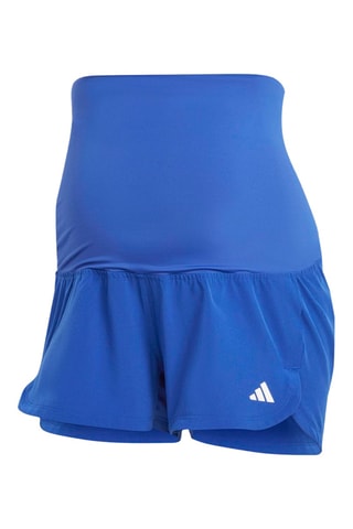 Zwangerschap Trainingsshort Hoge Taille Pacer - Koningsblauw
