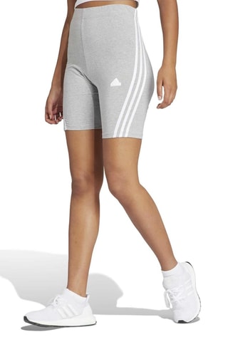 Wielrenbroekje Hoge Taille FI 3S Biker - Gemêleerd Lichtgrijs