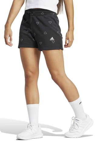 Fleece Short Hoge Taille Mng Fl - Zwart