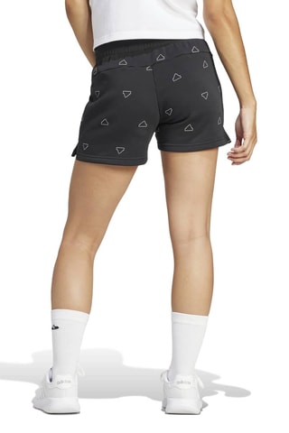 Fleece Short Hoge Taille Mng Fl - Zwart