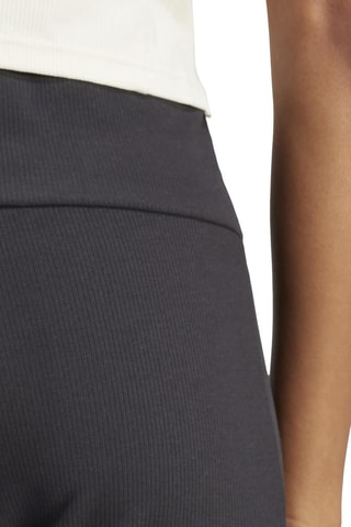 Wielrenbroekje Hoge Taille Lng Rib Biker - Zwart