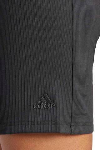 Wielrenbroekje Hoge Taille Lng Rib Biker - Zwart