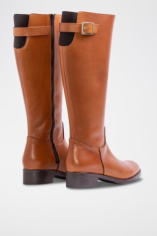 Bottes en cuir - Camel