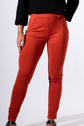 Pantalon - Rouge brique