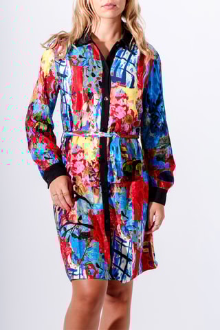 Robe chemise - Turquoise