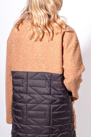 Veste bi-matière - Camel