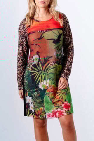 Robe droite - Marron