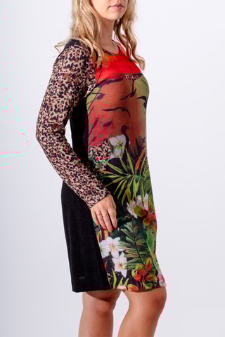 Robe droite - Marron