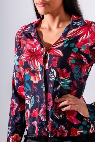 Chemisier - Bleu marine