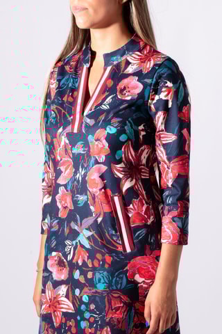 Robe droite - Bleu marine