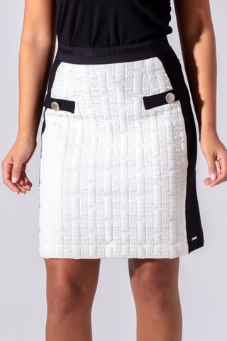 Jupe droite - Blanc