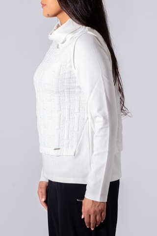 Sweat trompe-l’œil - Blanc