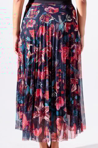 Jupe plissée - Bleu marine