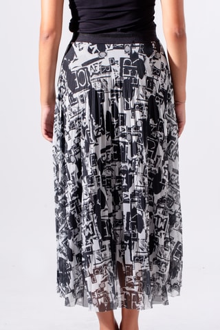 Jupe plissée - Noir