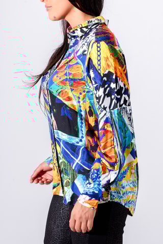 Chemisier - Bleu cobalt