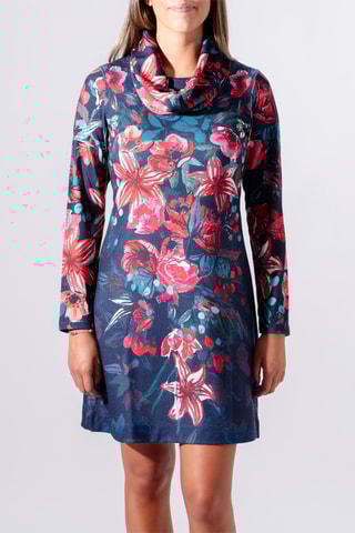 Robe droite - Bleu marine