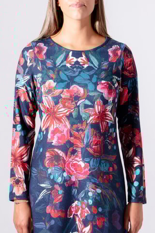 Robe droite - Bleu marine